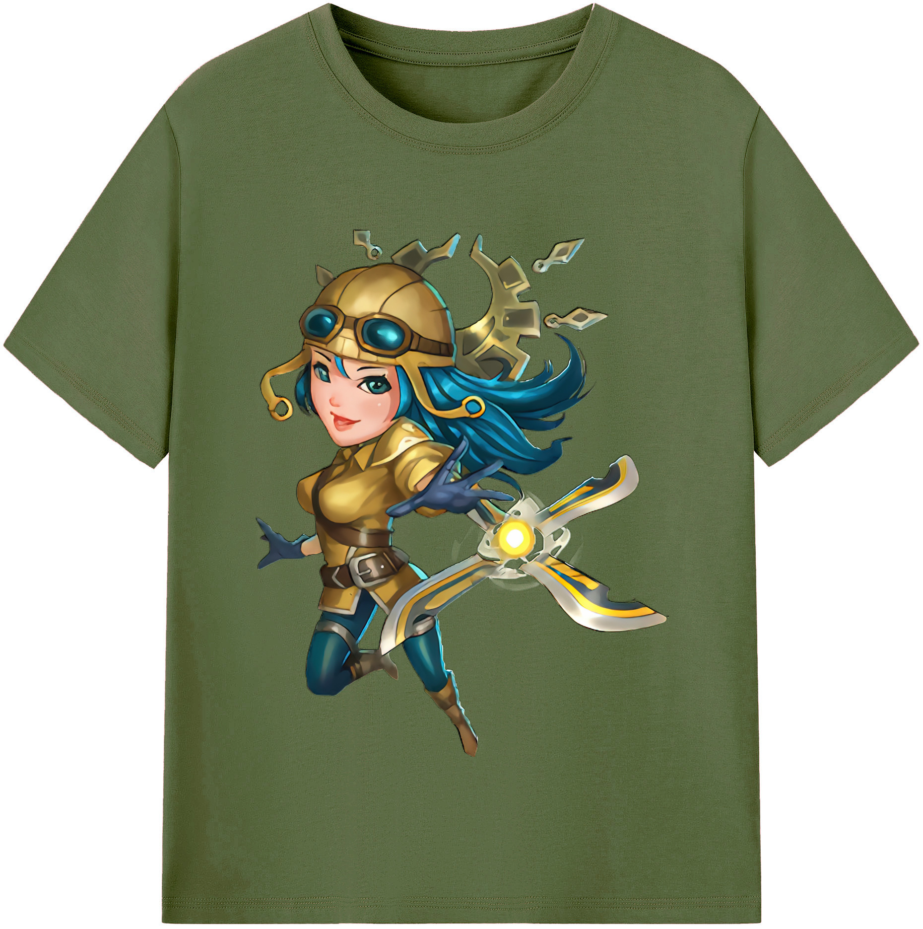 リーグ・オブ・レジェンド League of Legends LOL 綿100％半袖Tシャツ（フロントプリント）